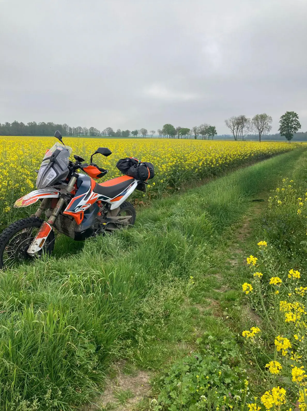 Offroad motorreis in Polen over bos- en zandpaden